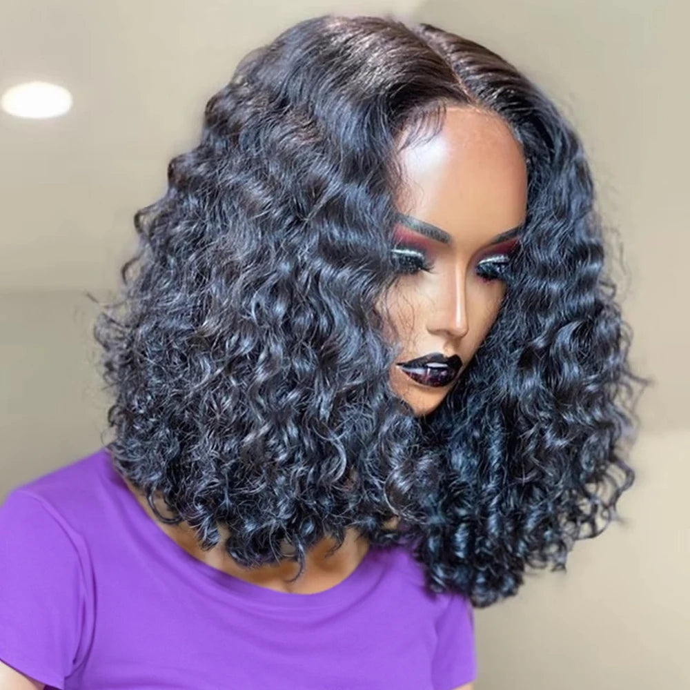 Perruque Human Hair - Water Wave Bob