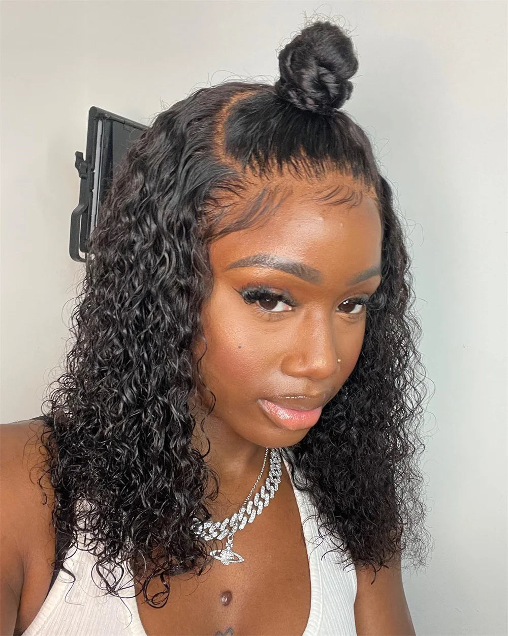 Perruque Human Hair - Water Wave Bob