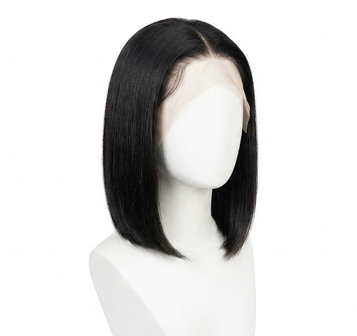 Bob Wig Human Hair 13x6 HD Lace Frontal Wig Pre Cut 7x5 13x4 Glueless Straight Bob Ready To Wear Wig Natural Color For Women
